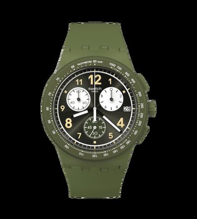 Swatch Susg406 Nothing Basic About Green Erkek Kol Saati