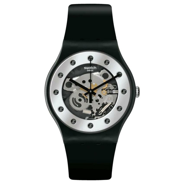SWATCH SİLVER GLAM AGAİN ERKEK KOL SAATİ SO29B109