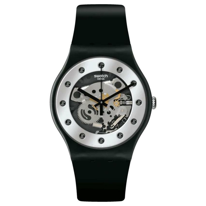 SWATCH SİLVER GLAM AGAİN ERKEK KOL SAATİ SO29B109