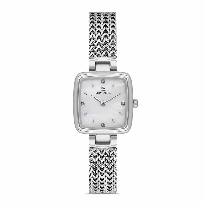 Momentus Women's Shiny SS397S-09SS Kadın Kol Saati
