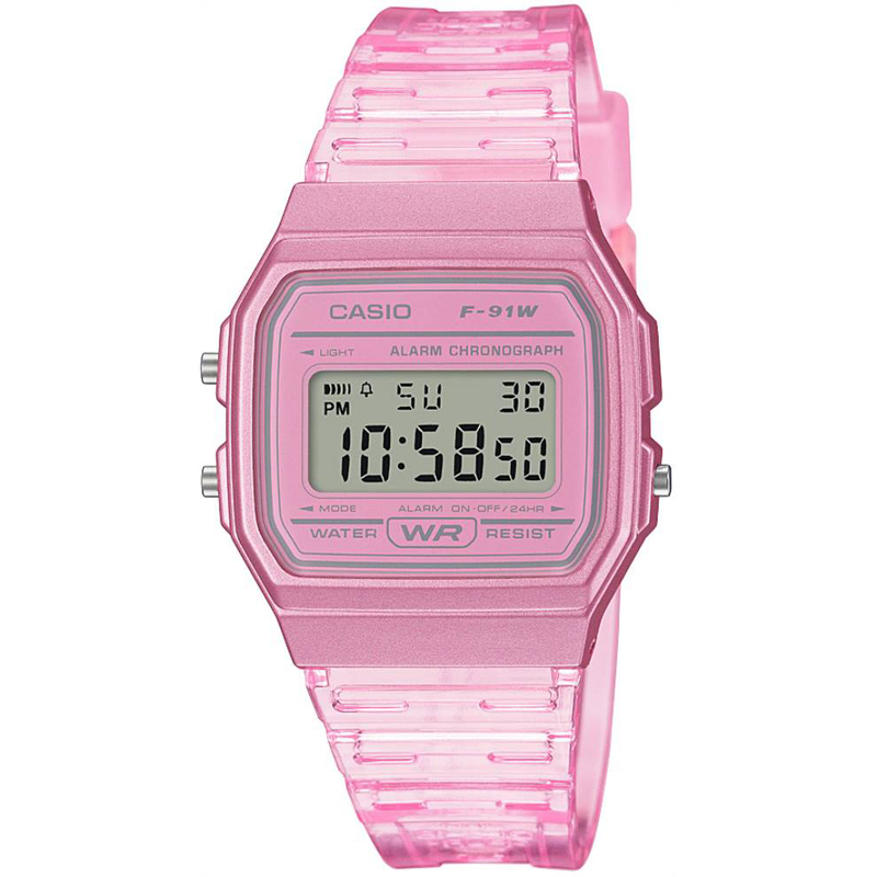 Casio Dijital Bayan Kol Saati F-91WS-4DF