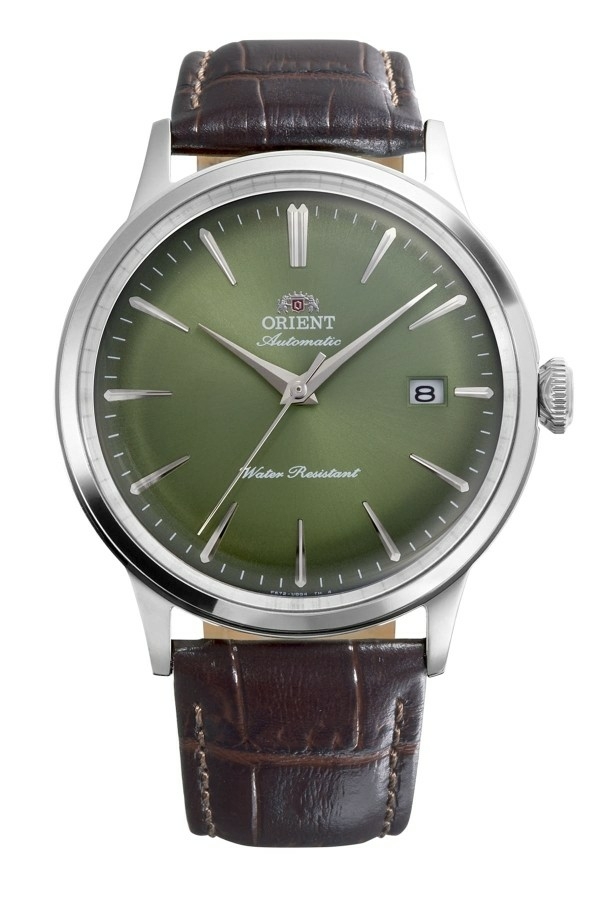 Orient RA-AC0029E30B Otomatik Deri Kahverengi Yeşil Kadran 40 Mm Erkek Kol Saati