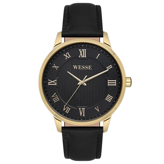 Wesse WWG208004 Quartz Deri Siyah 42 Mm Erkek Kol Saati