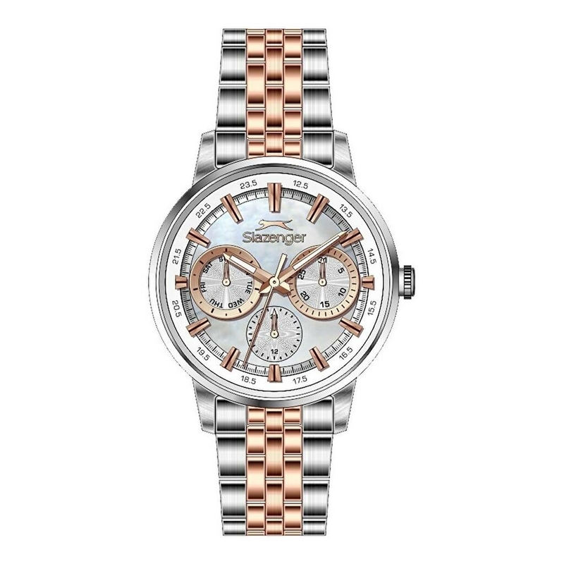 Slazenger SL.09.2454.4.11 Quartz Çelik Rose/Gri 34 Mm Kadın Kol Saati