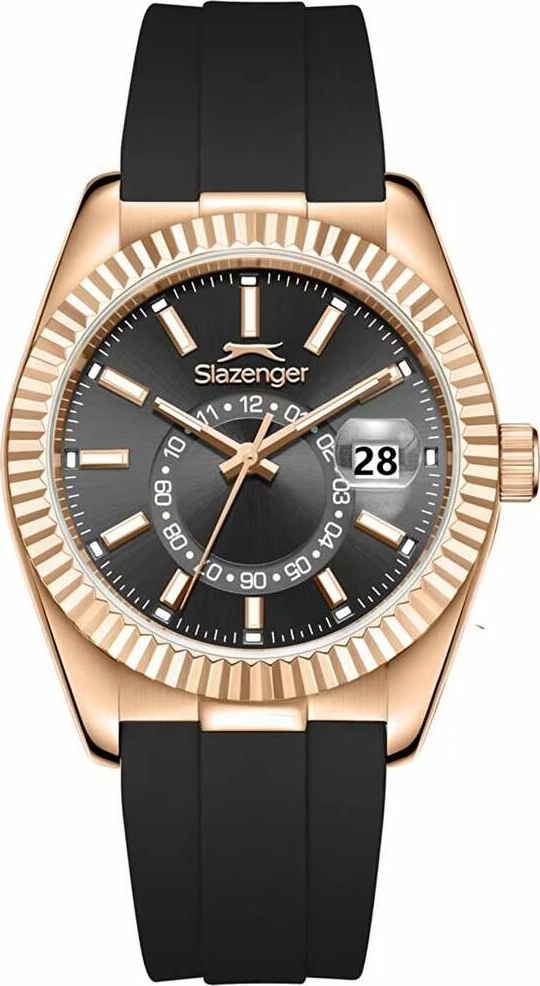 Slazenger SL.09.2514.1.05 Quartz Silikon Siyah 40 Mm Erkek Kol Saati