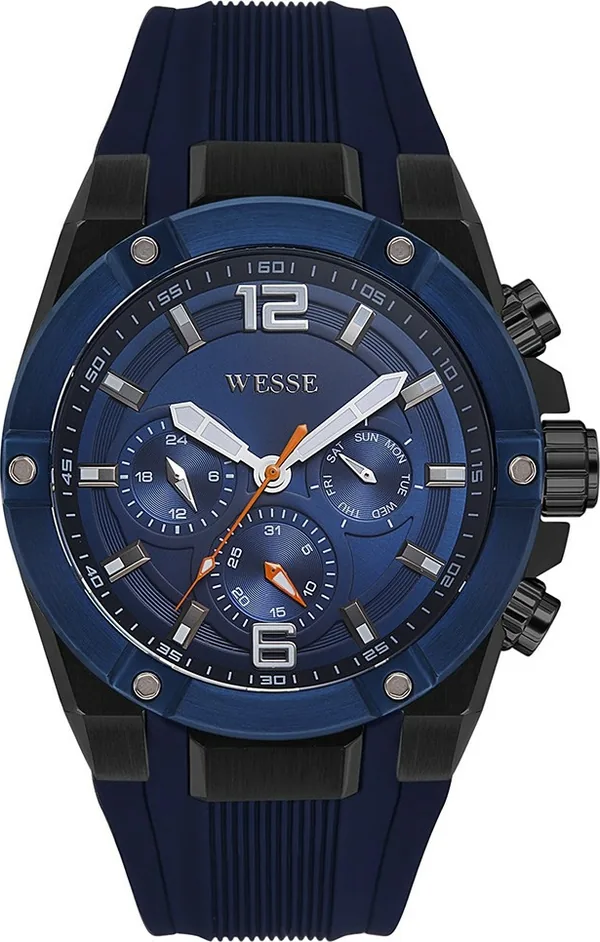 Wesse WWG201609 Quartz Silikon Mavi 47 Mm Erkek Kol Saati