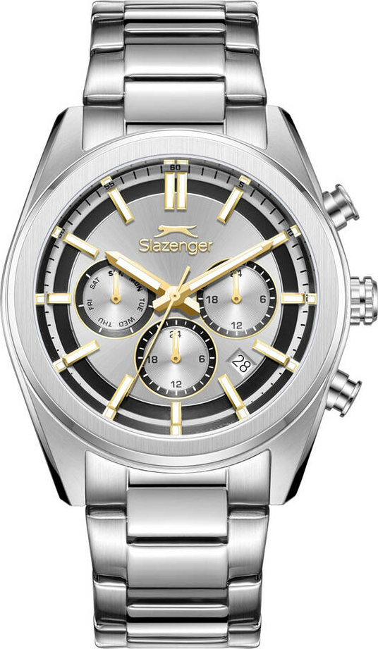 Slazenger SL.09.2554.2.04 Quartz Çelik Gri 42 Mm Erkek Kol Saati
