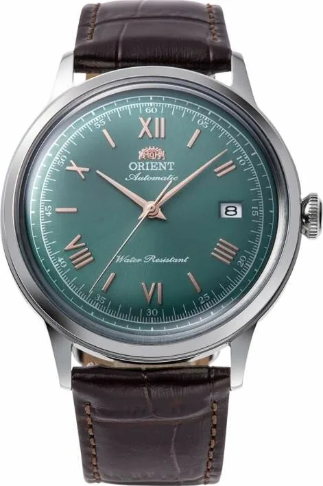 Orient RA-AC0023E30B Otomatik Deri Kahverengi Yeşil Kadran 41 Mm Erkek Kol Saati