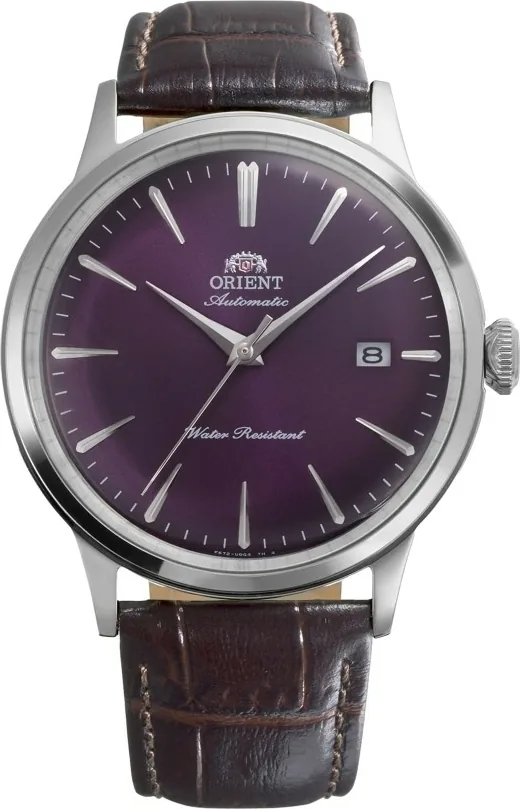 Orient RA-AC0032V30B Otomatik Deri Kahverengi Mor Kadran 40 Mm Erkek Kol Saati