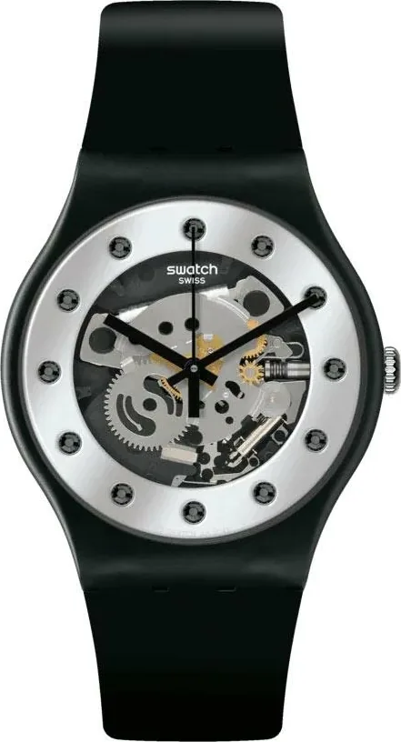 SWATCH SİLVER GLAM AGAİN ERKEK KOL SAATİ SO29B109