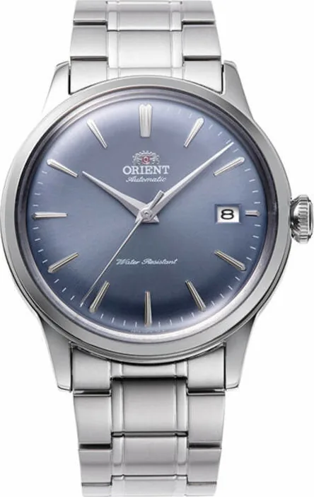 Orient Bombino RA-AC0M10L30B Kurmalı Otomatik Çelik Gri Mavi Kadran 38 Mm Erkek Kol Saati