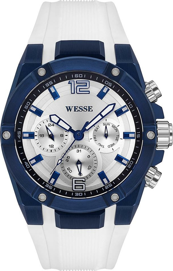 Wesse WWG201610 Quartz Silikon 47 Mm Beyaz Erkek Kol Saati