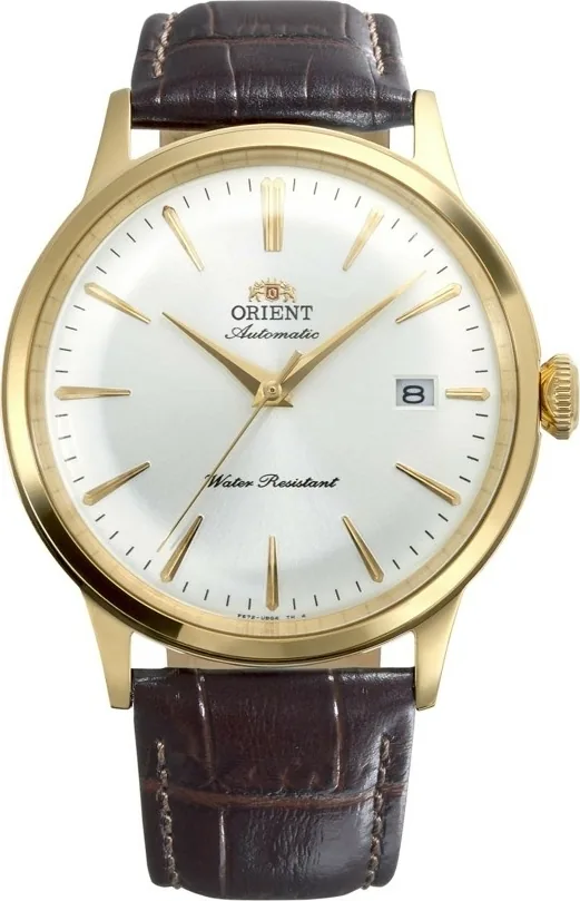 Orient RA-AC0028S30B Bambino Otomatik Deri Kahverengi Beyaz Kadran 41 Mm Erkek Kol Saati