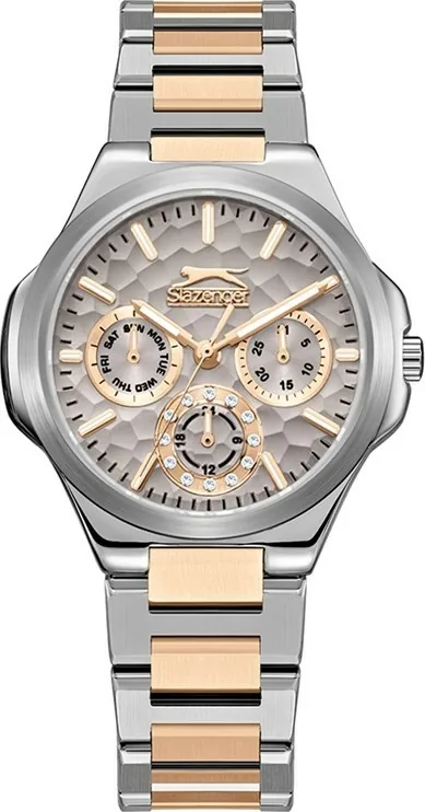 Slazenger SL.09.2365.4.02 Quartz Çelik Rose/Gri 44 Mm Erkek Kol Saati