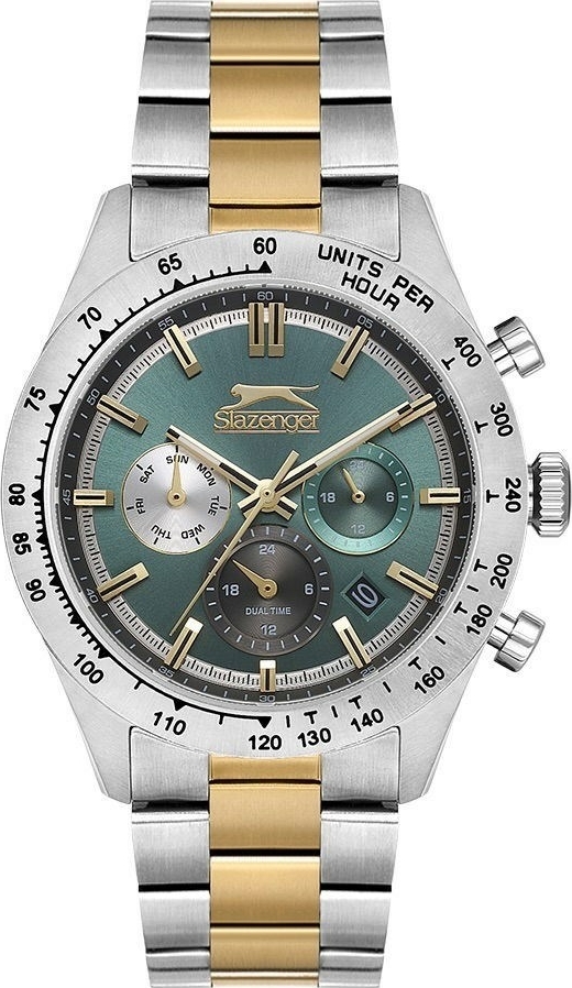 Slazenger SL.09.2419.2.06 Quartz Çelik Altın/Gri 44 Mm Erkek Kol Saati