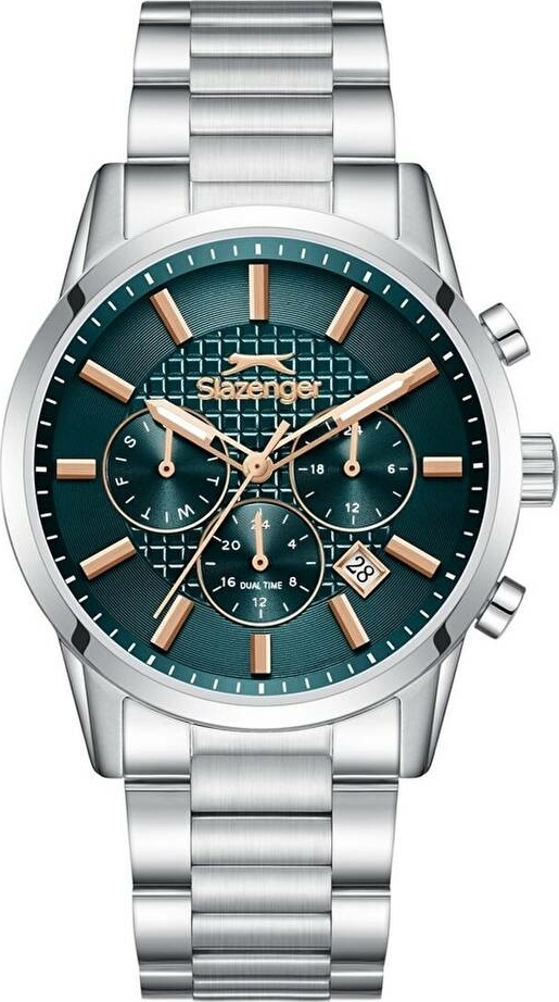 Slazenger SL.09.2648.2.370 Quartz Çelik Gri 10 Atm 42 Mm Erkek Kol Saati