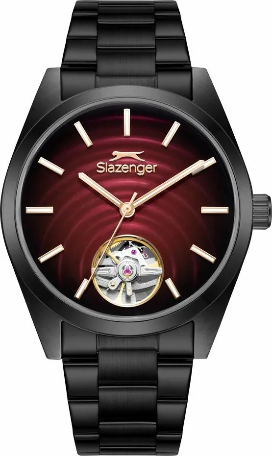 Slazenger SL.09.2625.1.680 Otomatik Çelik Siyah 10 Atm 42 Mm Erkek Kol Saati